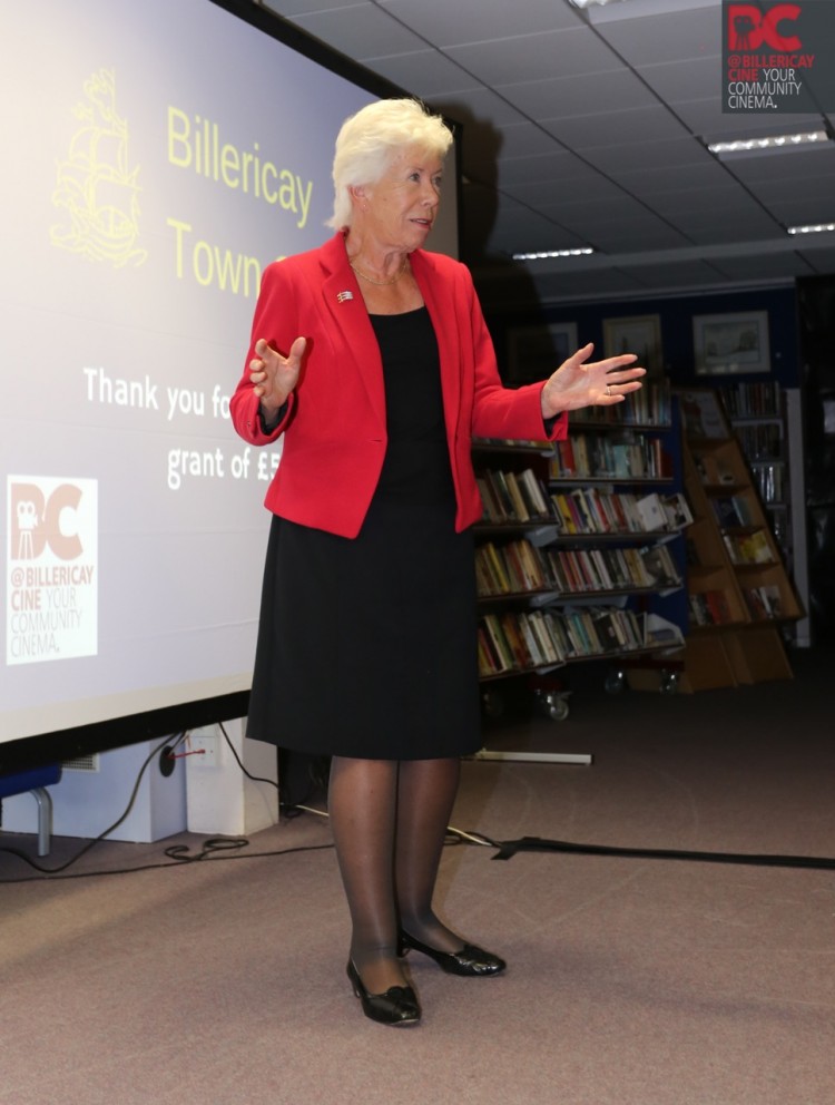 Essex County Councillor Kay Twitchen. ECC provided us with £3,250 of funding through their Community Initiatives Fund